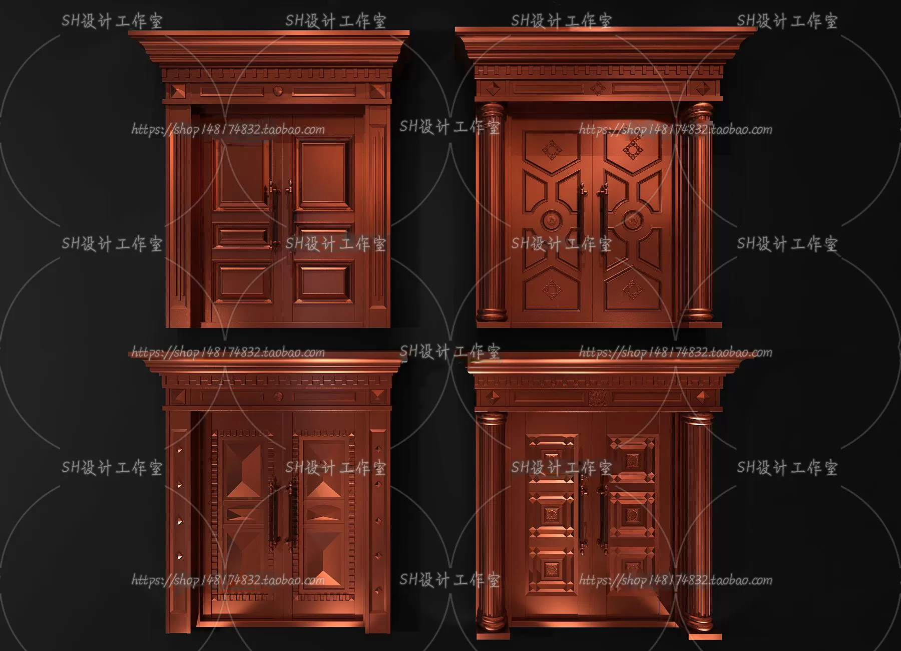 Door – 3D Models – 3DS Max – 0060 Door – 3D Models – 3DS Max – 0060