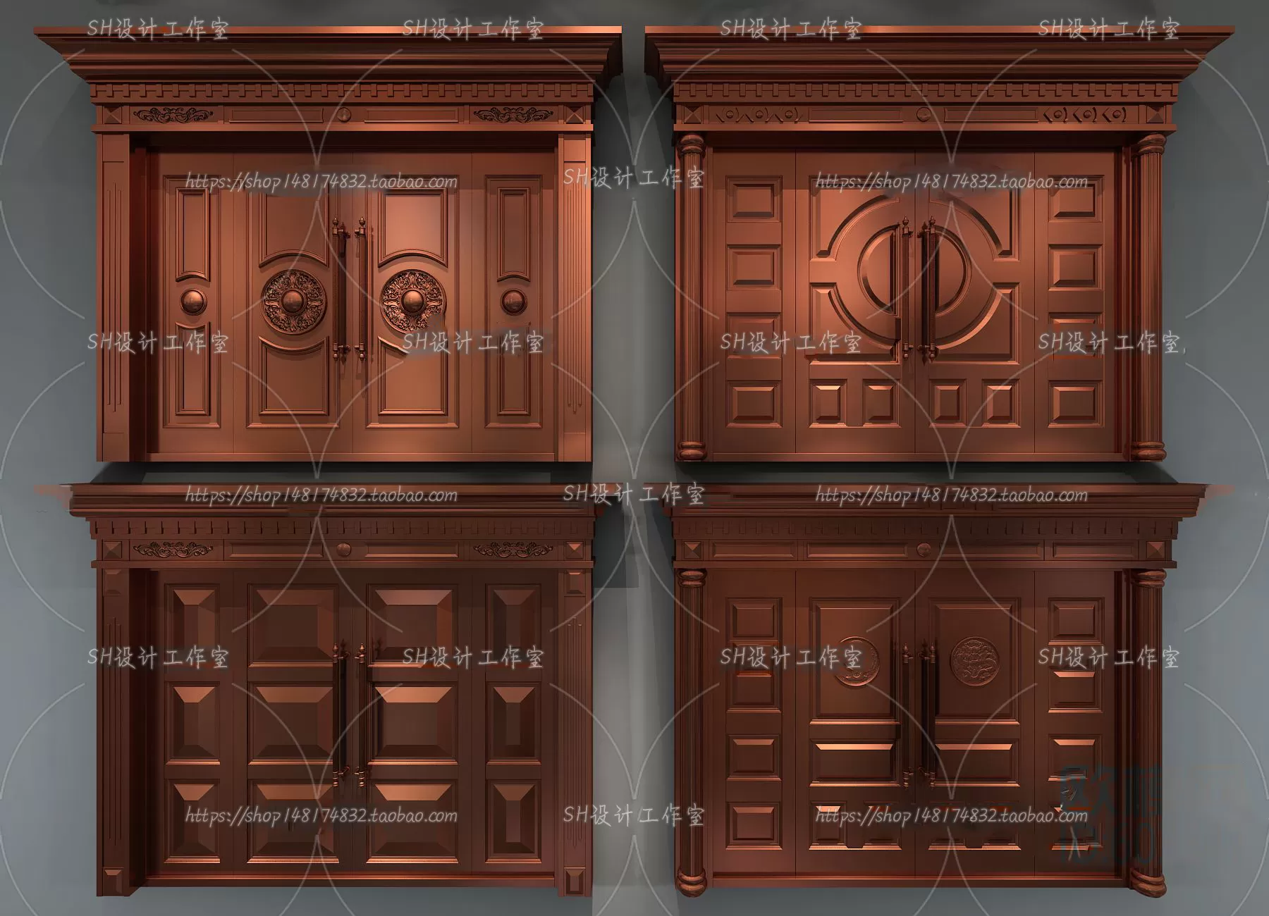 Door – 3D Models – 3DS Max – 0061 Door – 3D Models – 3DS Max – 0061