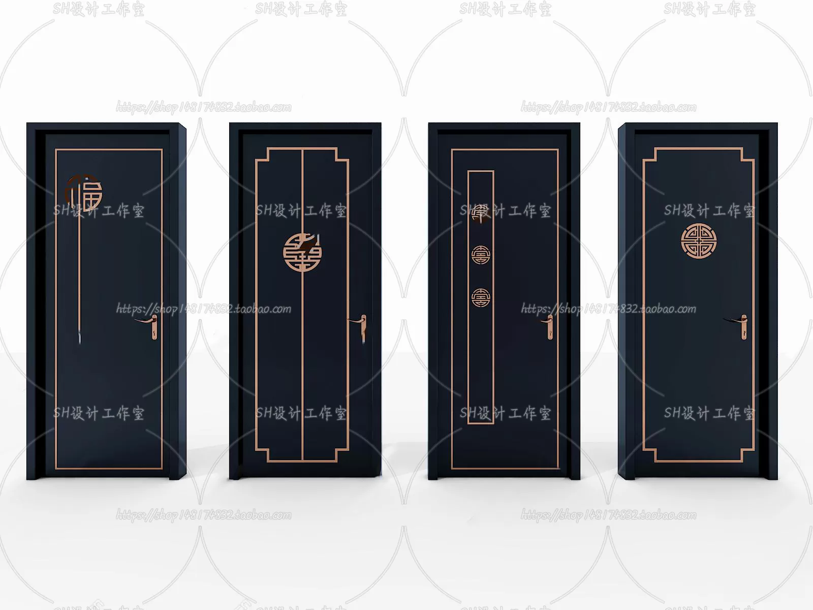 Door – 3D Models – 3DS Max – 0075 Door – 3D Models – 3DS Max – 0075