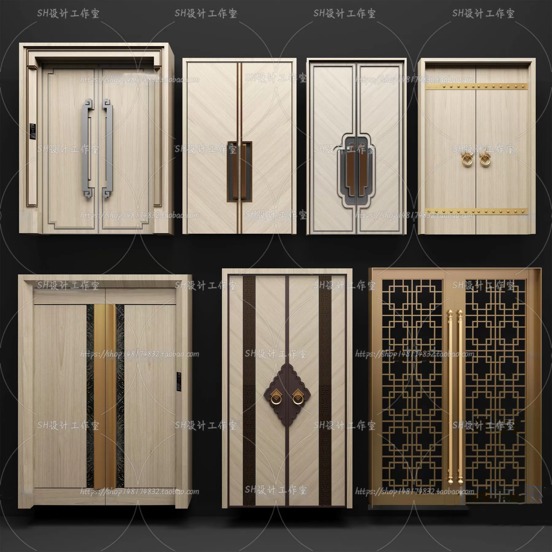 Door – 3D Models – 3DS Max – 0093 Door – 3D Models – 3DS Max – 0093
