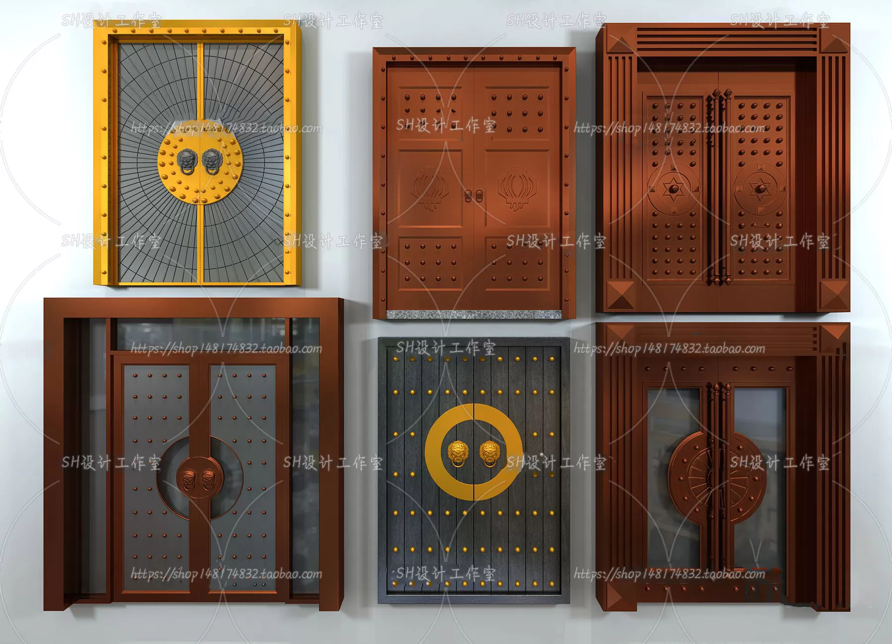 Door – 3D Models – 3DS Max – 0095 Door – 3D Models – 3DS Max – 0095