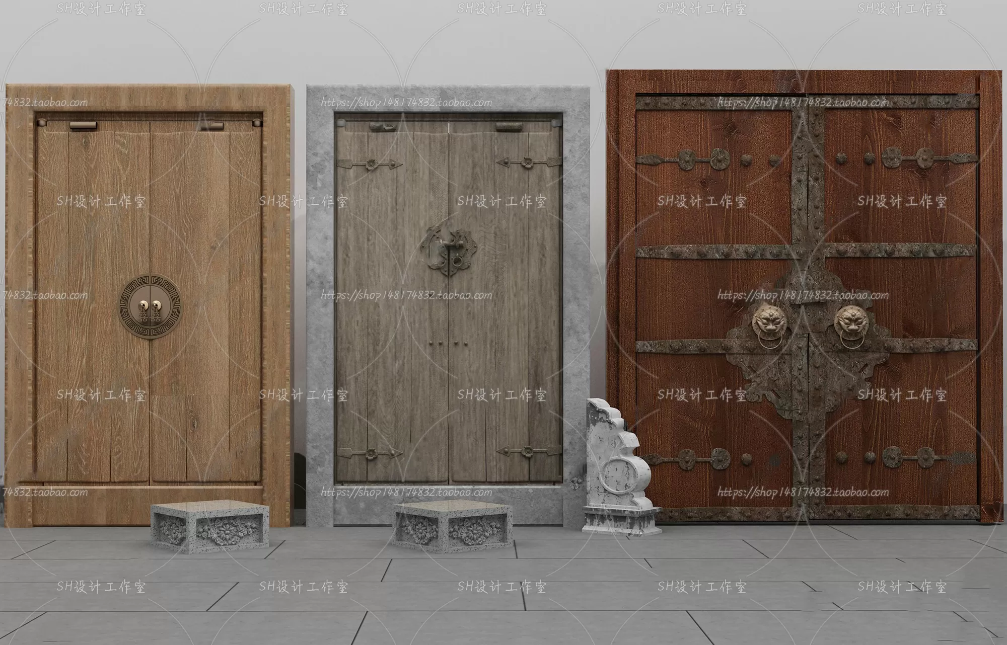 Door – 3D Models – 3DS Max – 0098 Door – 3D Models – 3DS Max – 0098