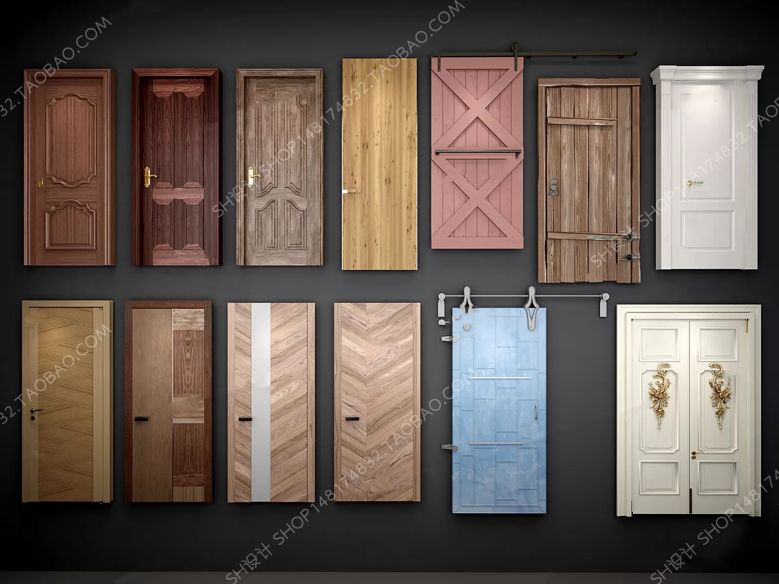 Door – 3D Models – 3DS Max – 0140 Door – 3D Models – 3DS Max – 0140