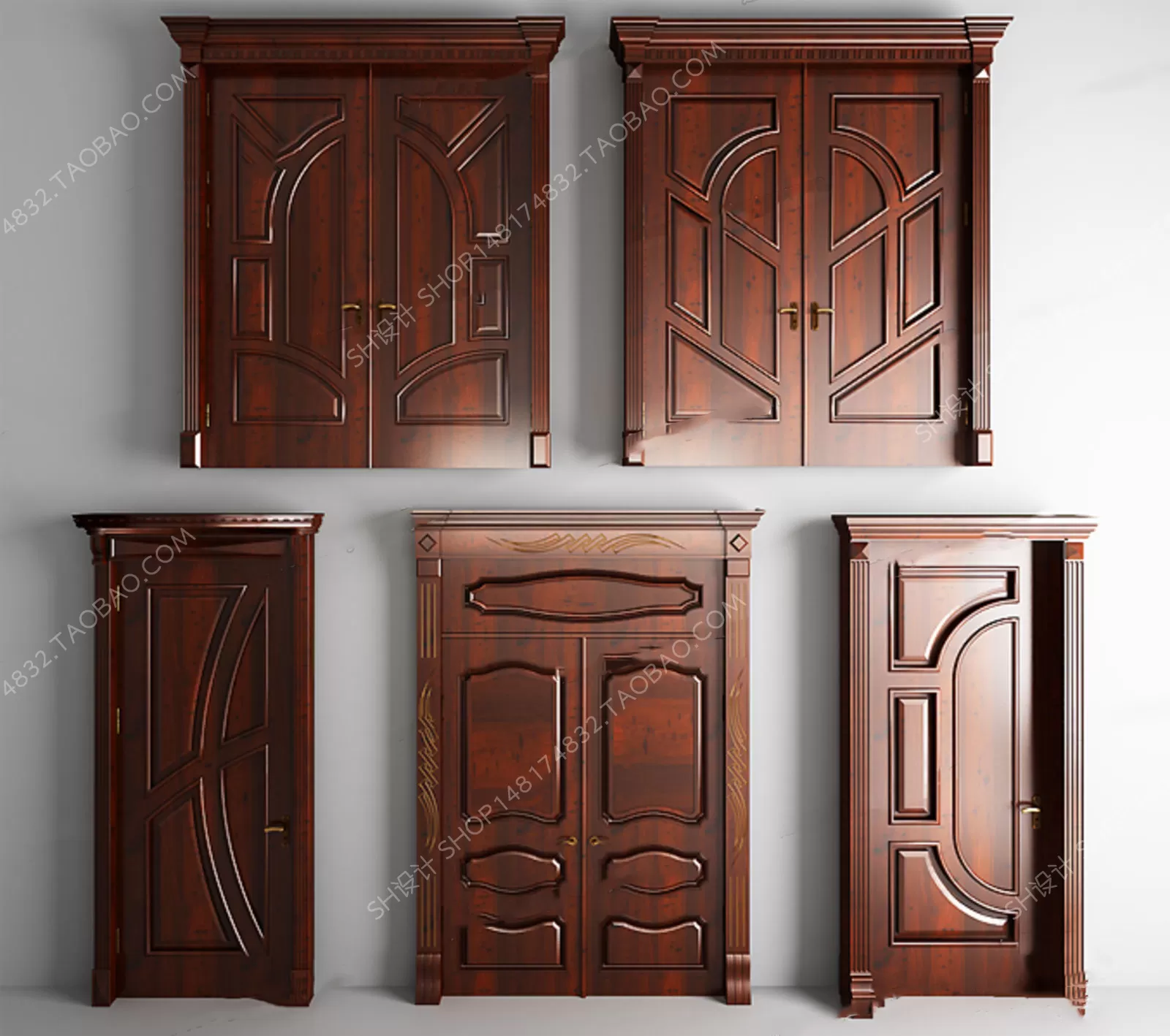 Door – 3D Models – 3DS Max – 0141 Door – 3D Models – 3DS Max – 0141