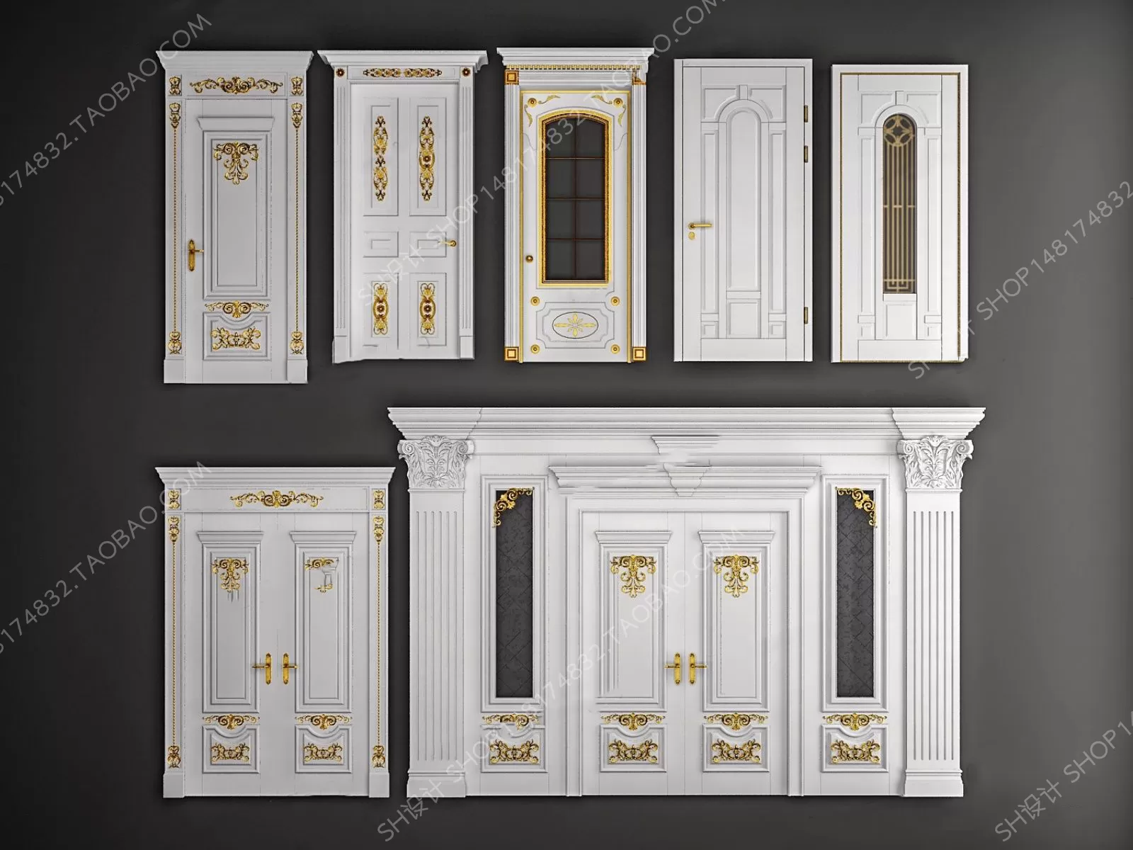 Door – 3D Models – 3DS Max – 0161 Door – 3D Models – 3DS Max – 0161