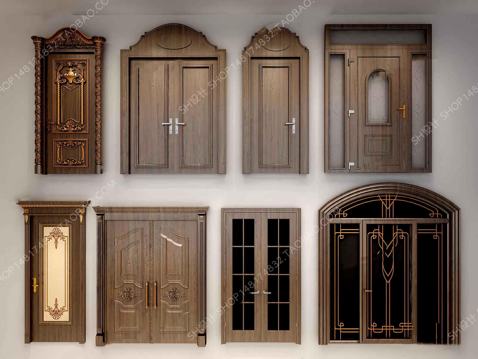 Door – 3D Models – 3DS Max – 0165 Door – 3D Models – 3DS Max – 0165