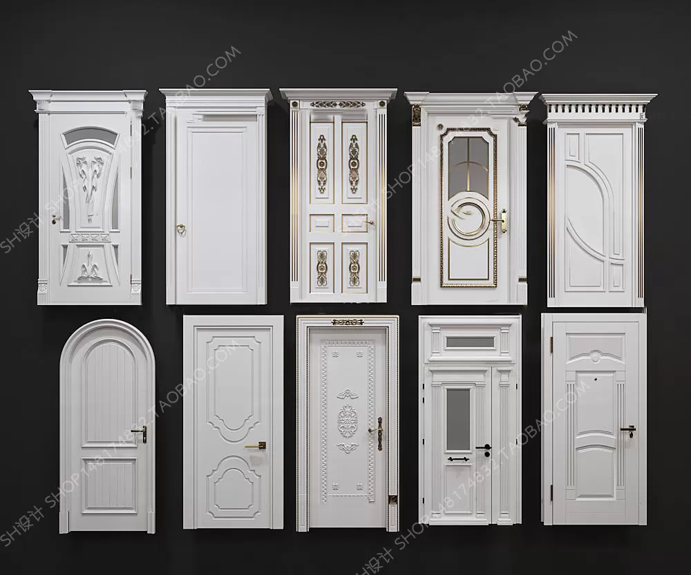 Door – 3D Models – 3DS Max – 0168 Door – 3D Models – 3DS Max – 0168