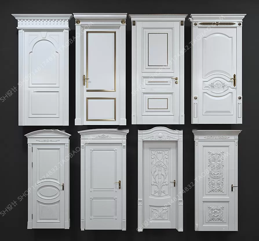 Door – 3D Models – 3DS Max – 0170 Door – 3D Models – 3DS Max – 0170