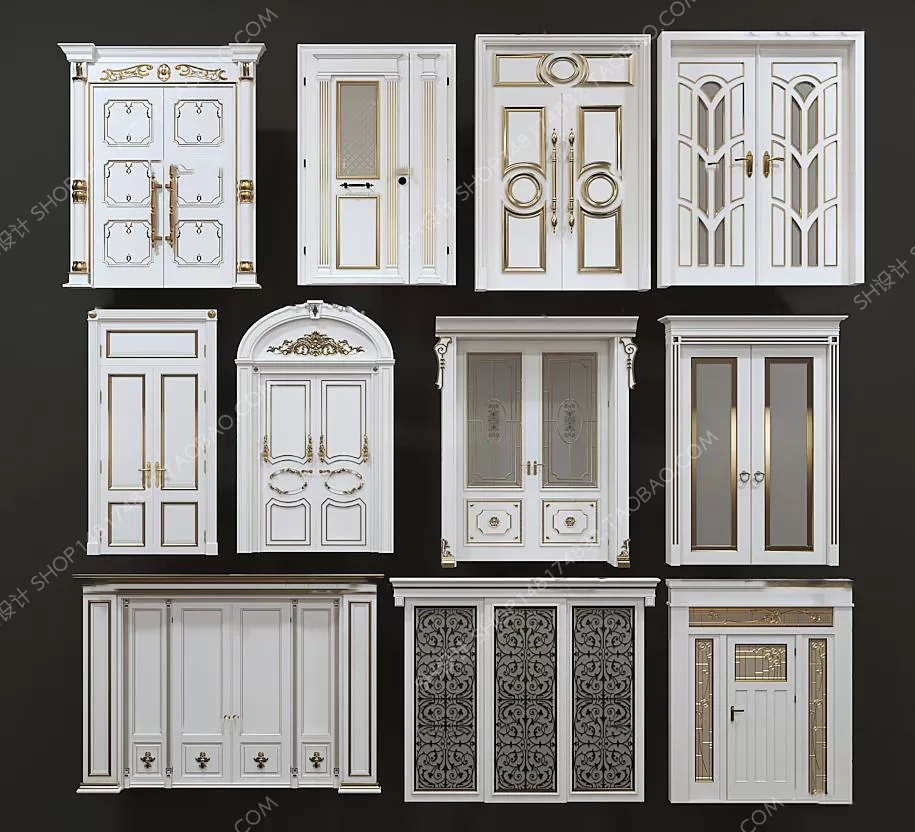 Door – 3D Models – 3DS Max – 0174 Door – 3D Models – 3DS Max – 0174