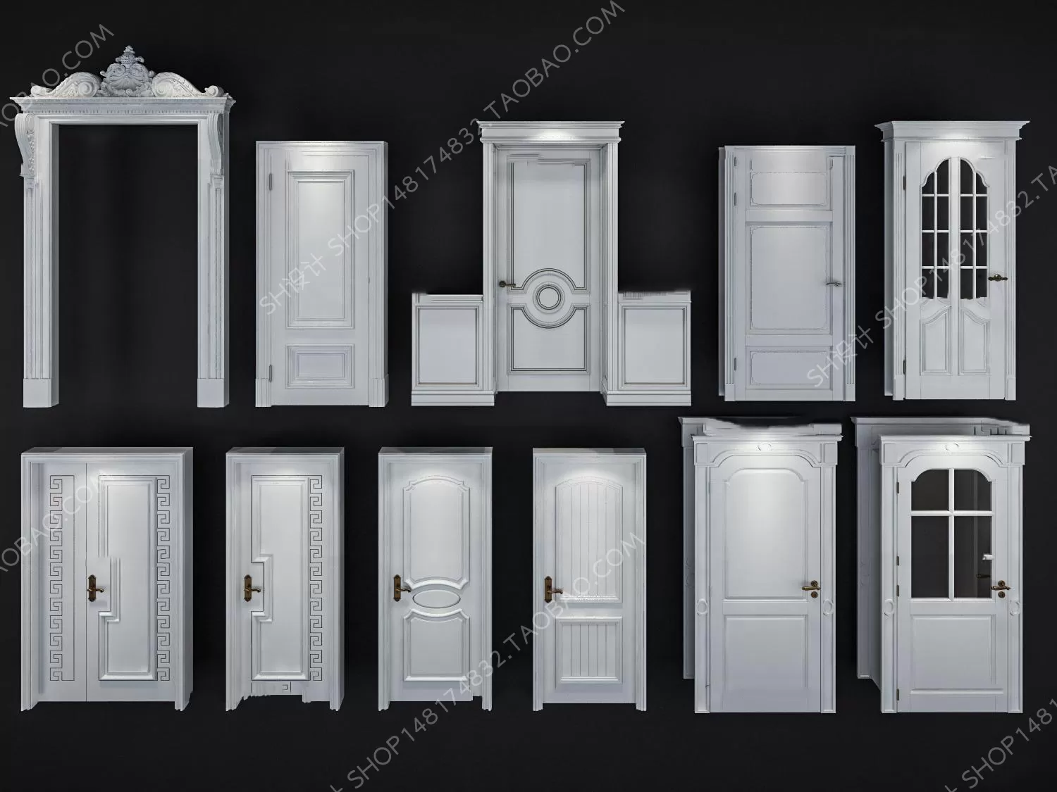 Door – 3D Models – 3DS Max – 0181 Door – 3D Models – 3DS Max – 0181