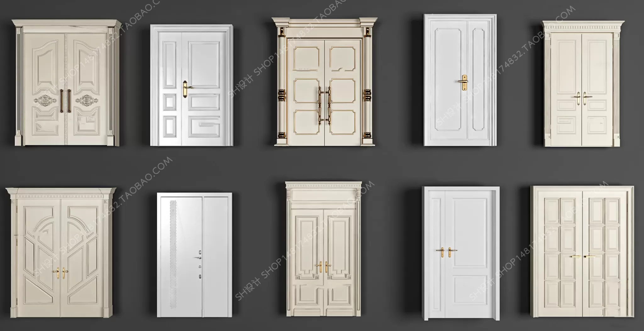 Door – 3D Models – 3DS Max – 0183 Door – 3D Models – 3DS Max – 0183