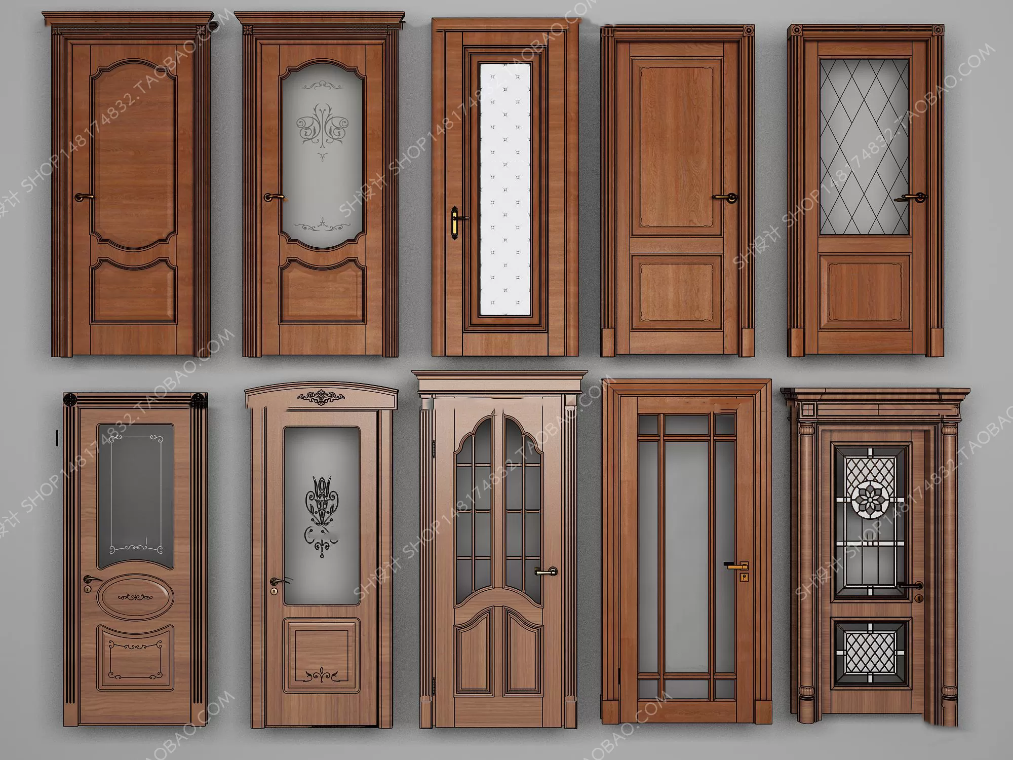 Door – 3D Models – 3DS Max – 0196 Door – 3D Models – 3DS Max – 0196