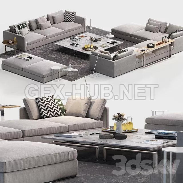 B  B Italia Richard sofa 1 – 206795