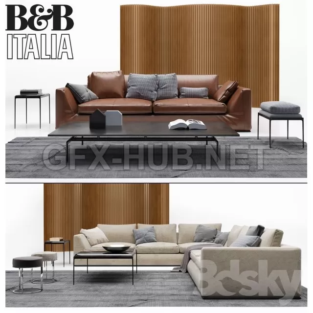B  B Italia Sofa Richard – 206799