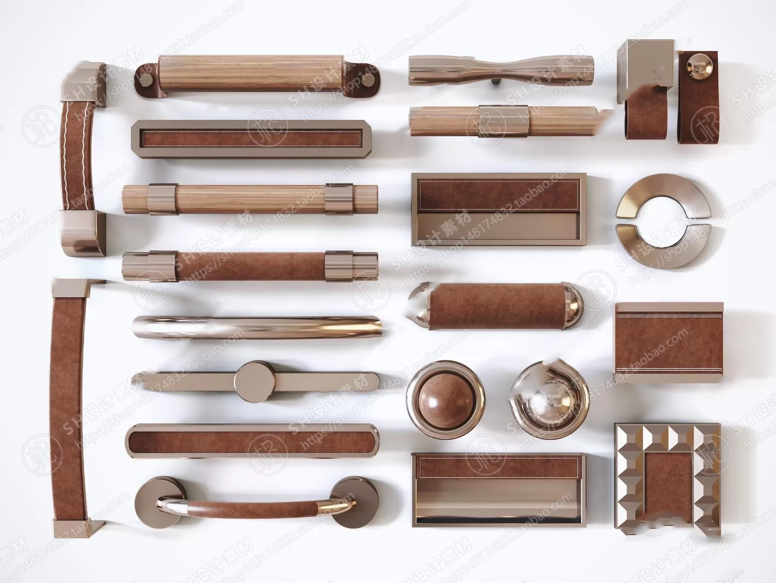 Door Handle – 3D Models – 0242