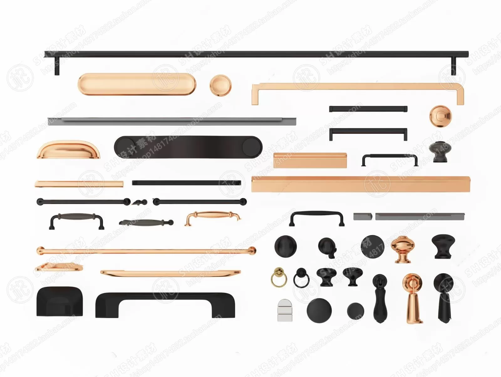 Door Handle – 3D Models – 0245