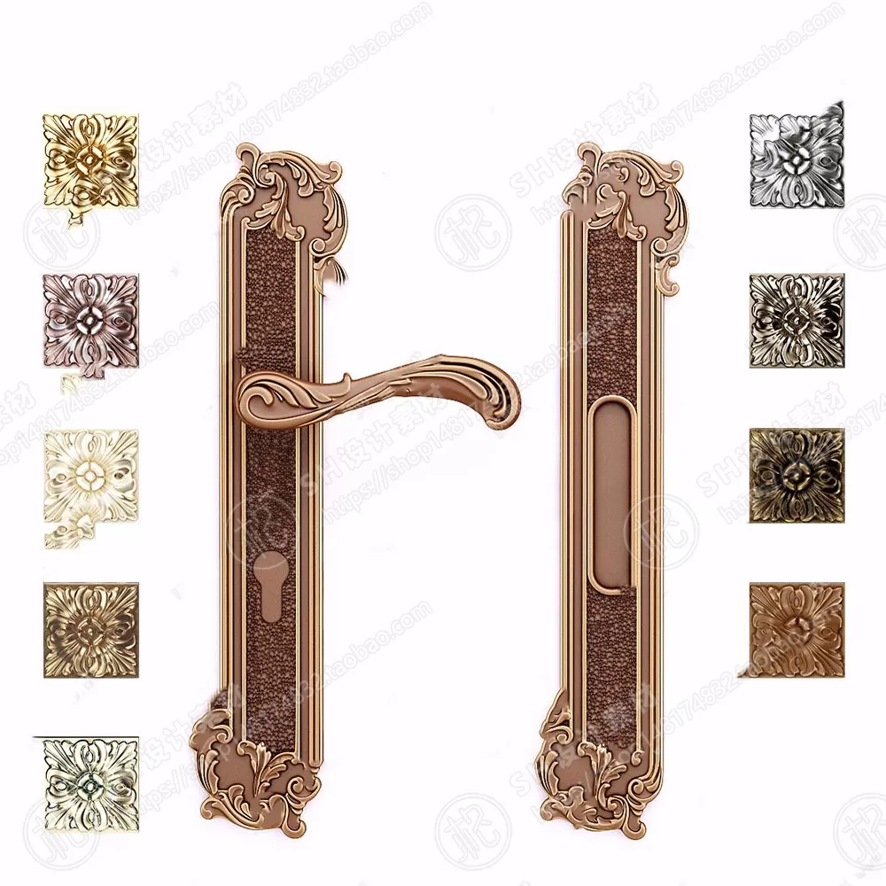 Door Handle – 3D Models – 0286