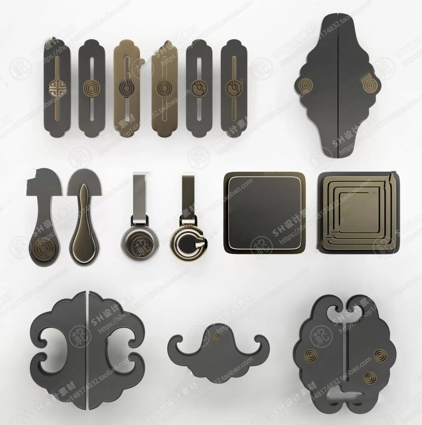 Door Handle – 3D Models – 0294