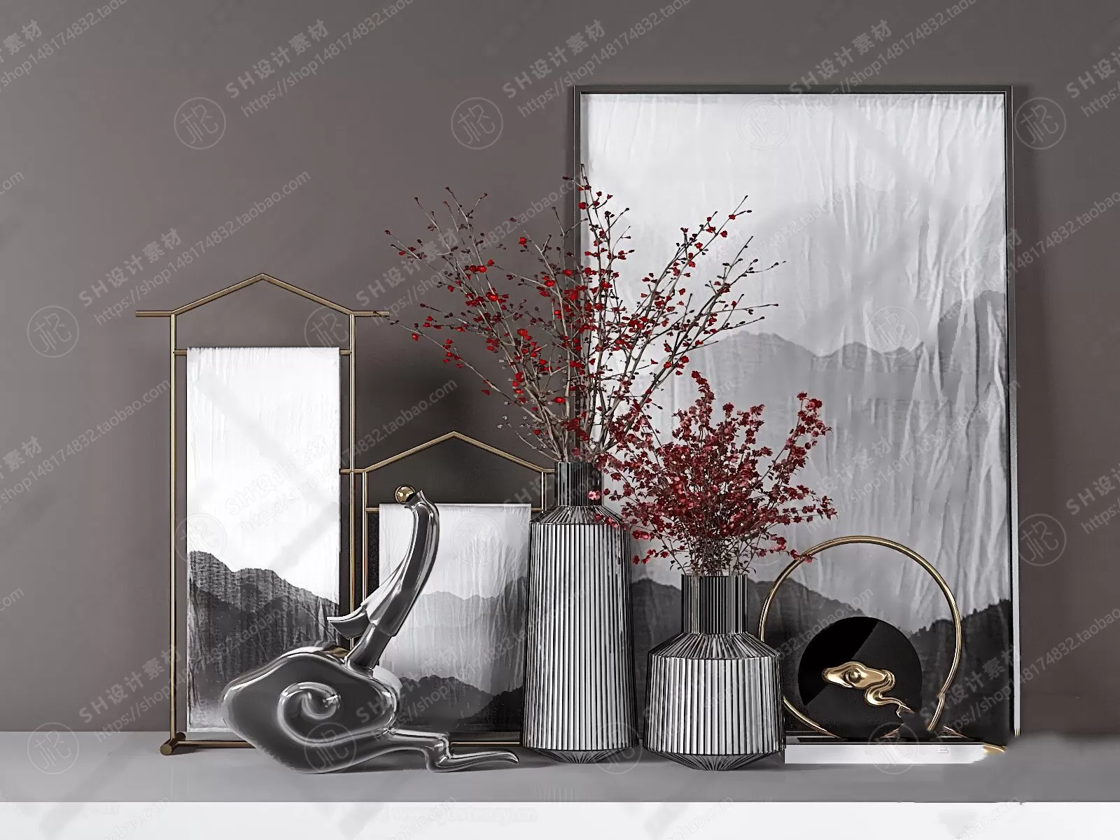 Decorative Sets – 3D Models – 0014