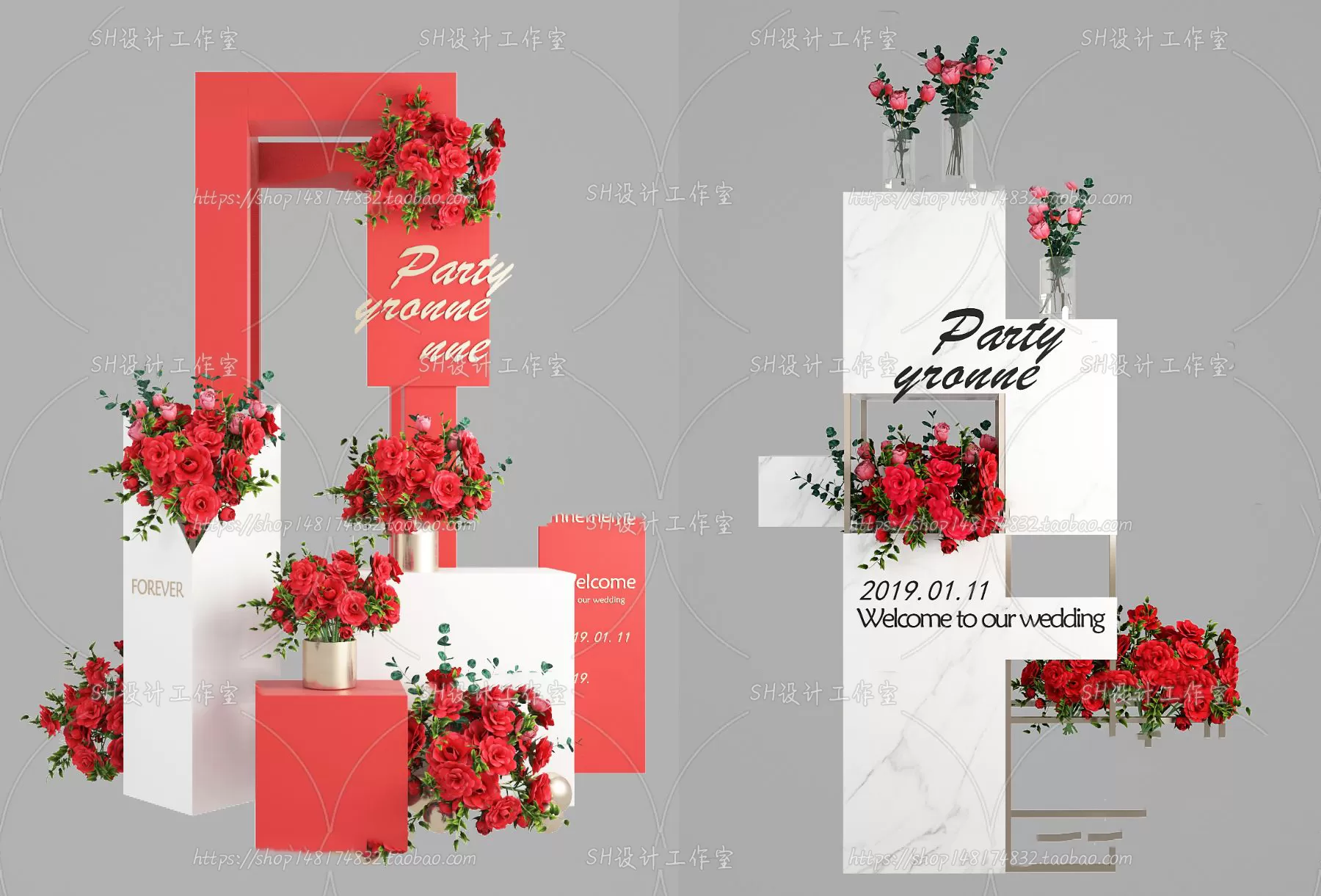 Decorative Sets – 3D Models – 0029