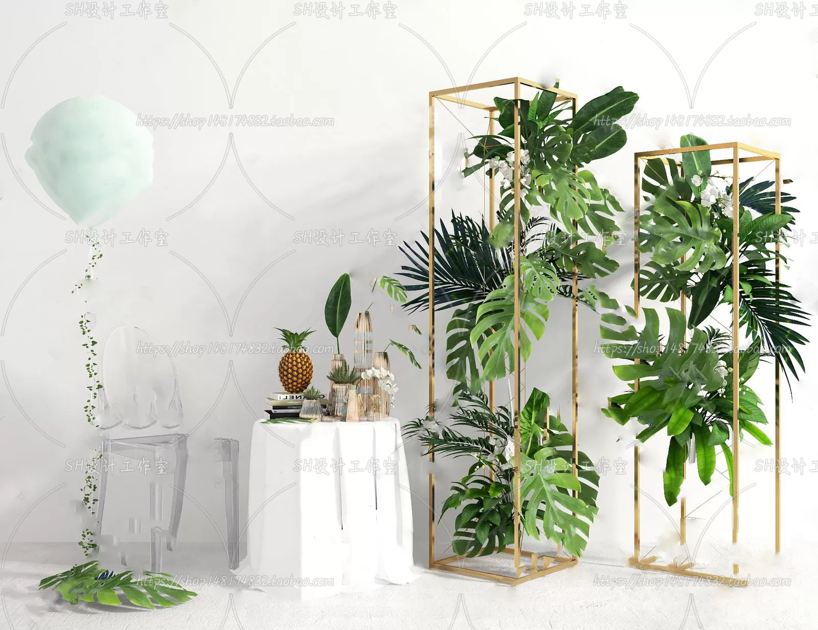 Decorative Sets – 3D Models – 0030