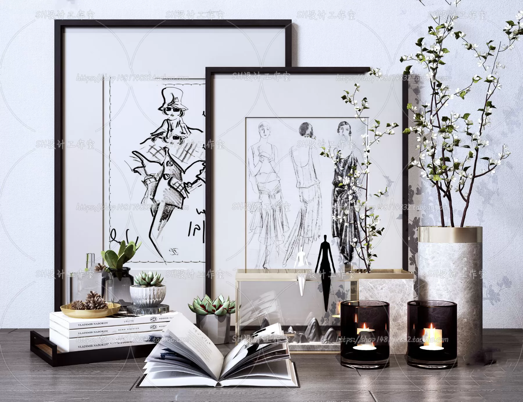 Decorative Sets – 3D Models – 0055