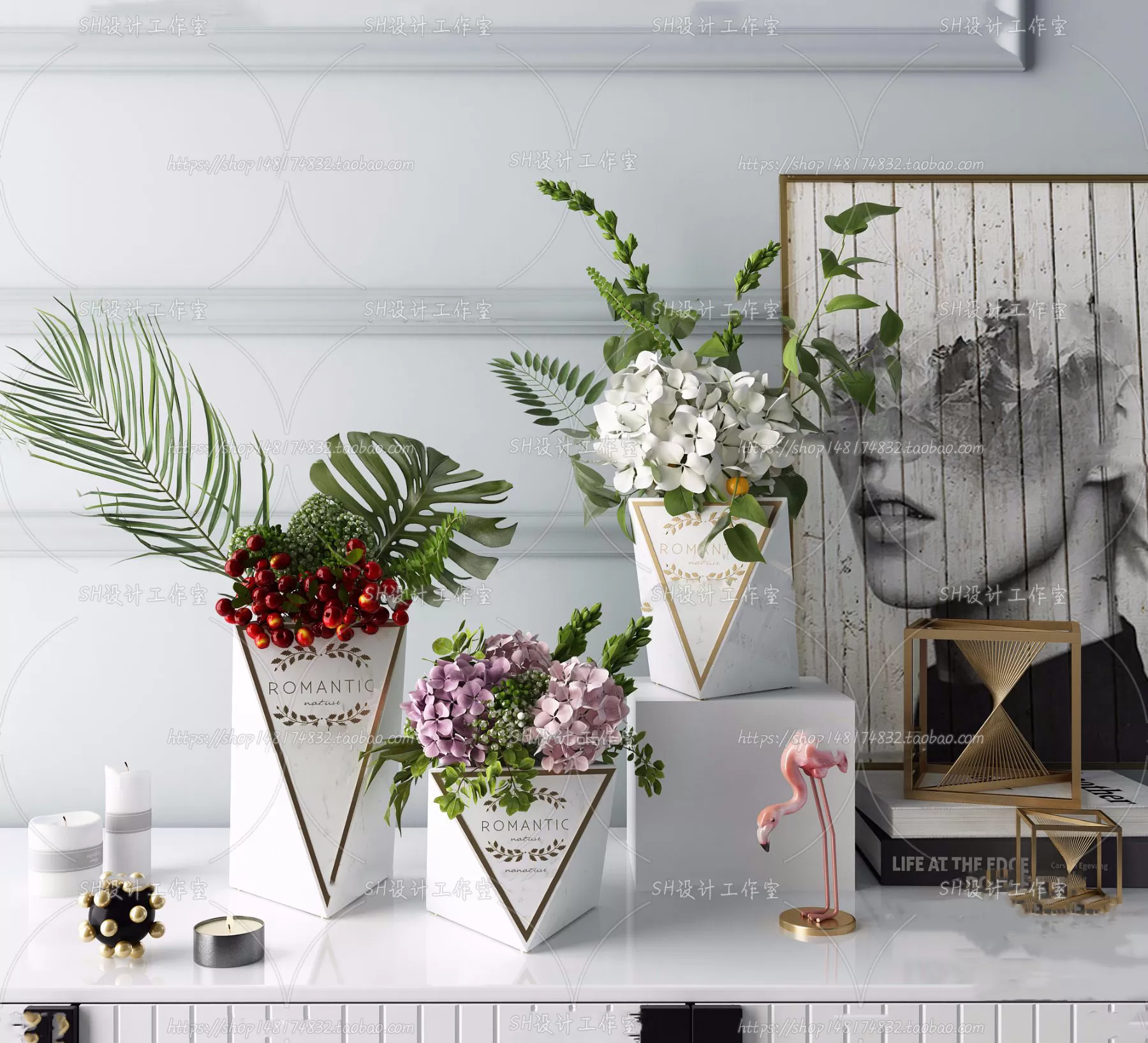 Decorative Sets – 3D Models – 0072