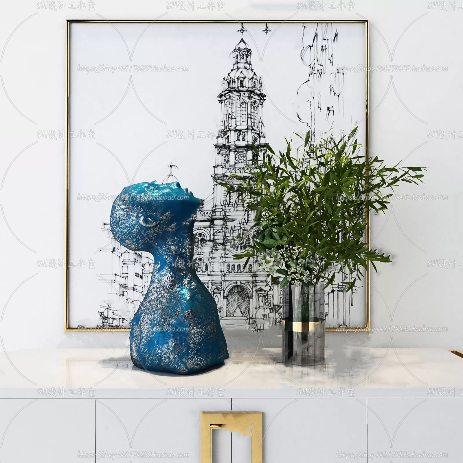 Decorative Sets – 3D Models – 0084