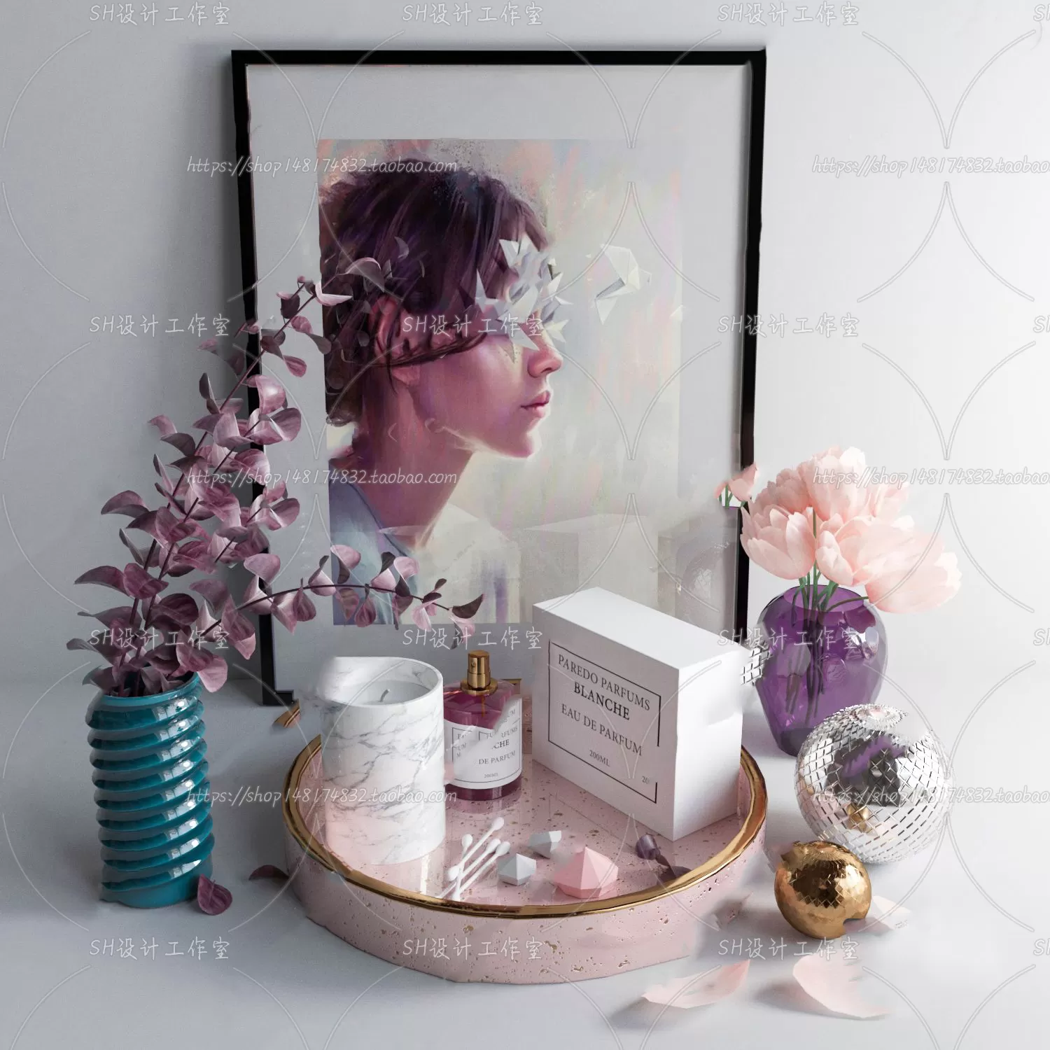 Decorative Sets – 3D Models – 0087