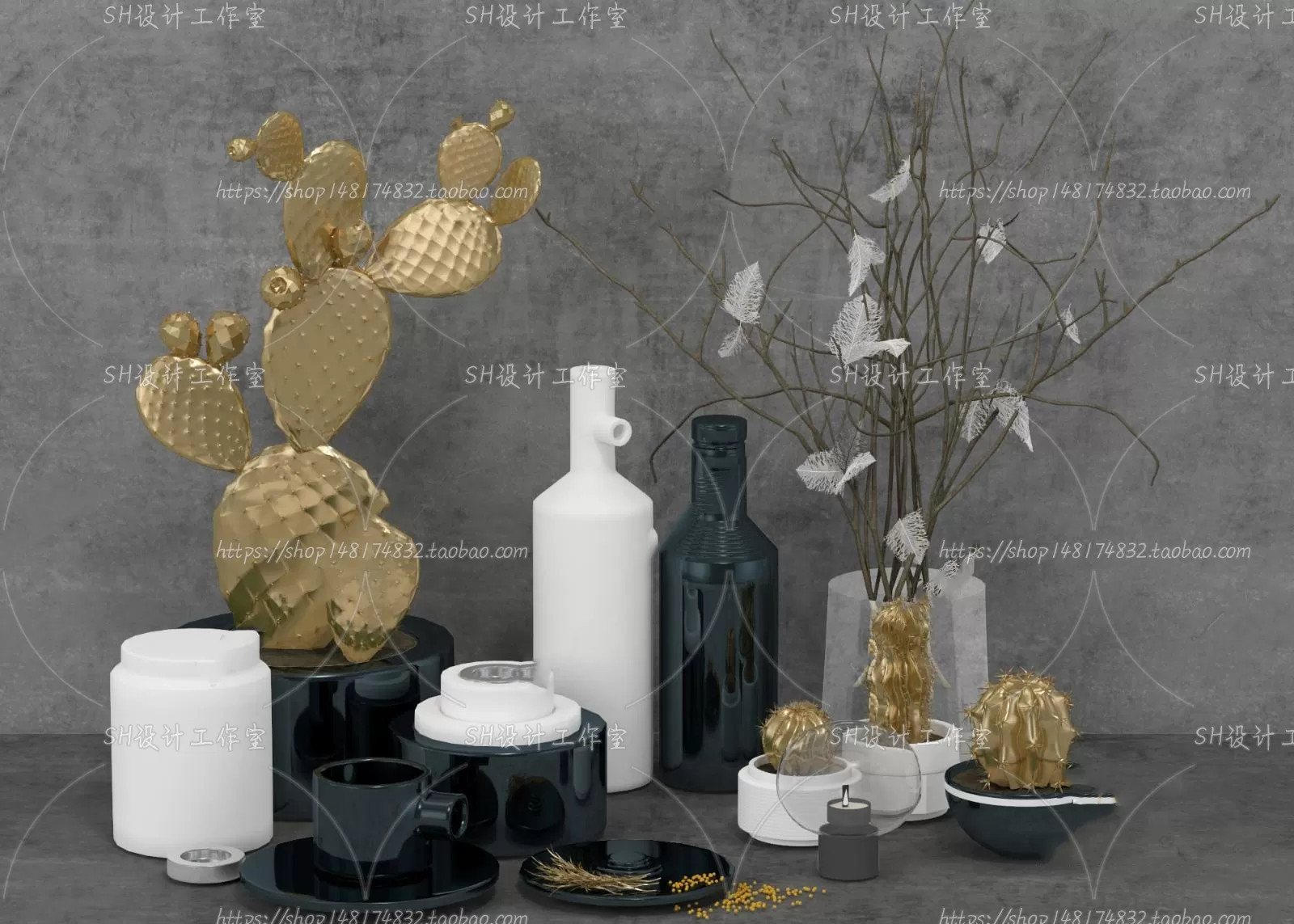 Decorative Sets – 3D Models – 0089