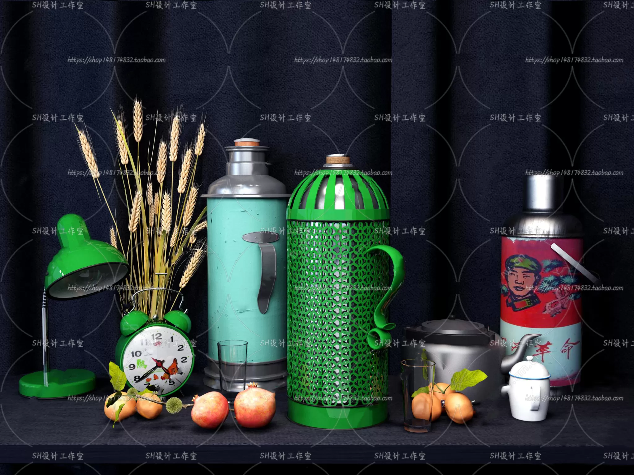 Decorative Sets – 3D Models – 0109