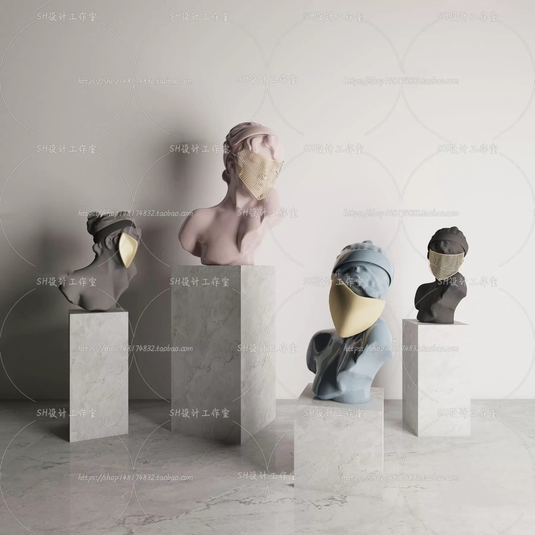 Decorative Sets – 3D Models – 0134