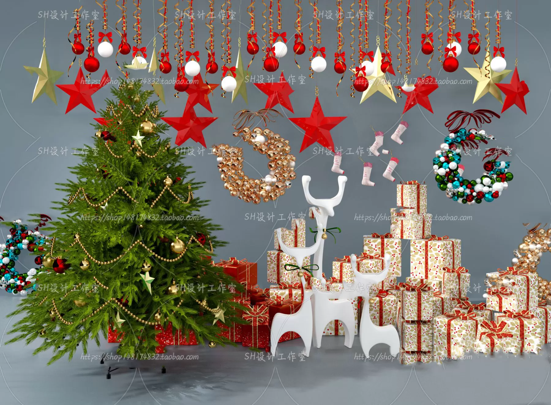 Decorative Sets – 3D Models – 0137