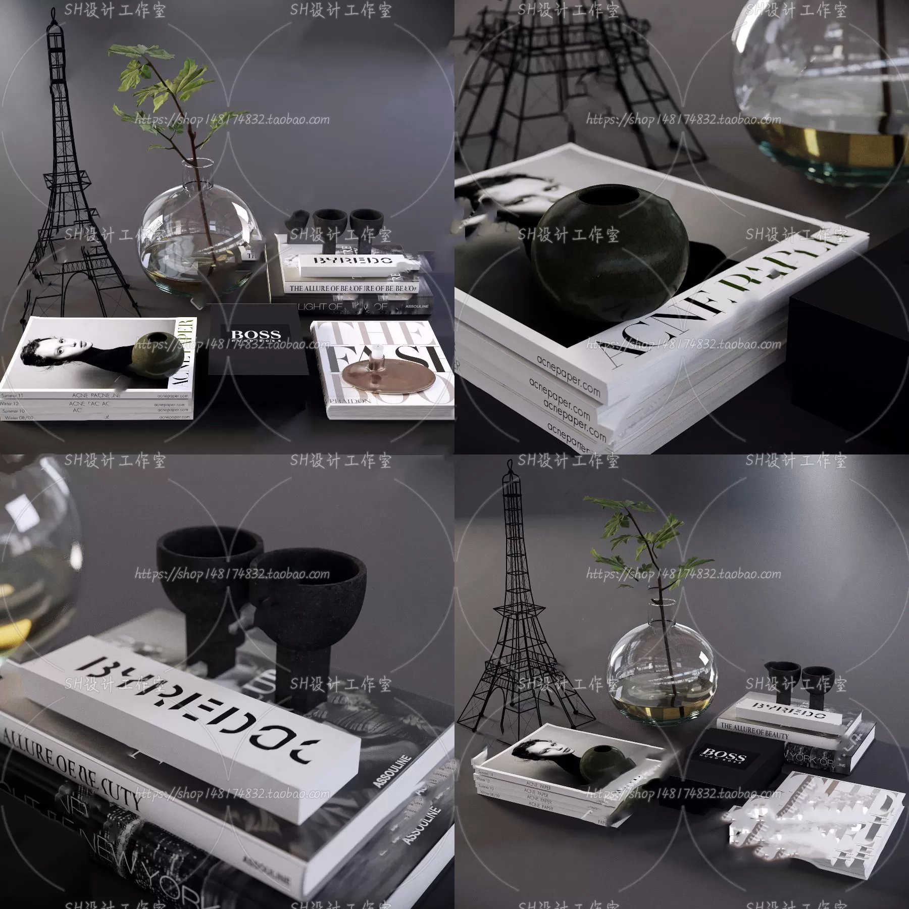 Decorative Sets – 3D Models – 0143