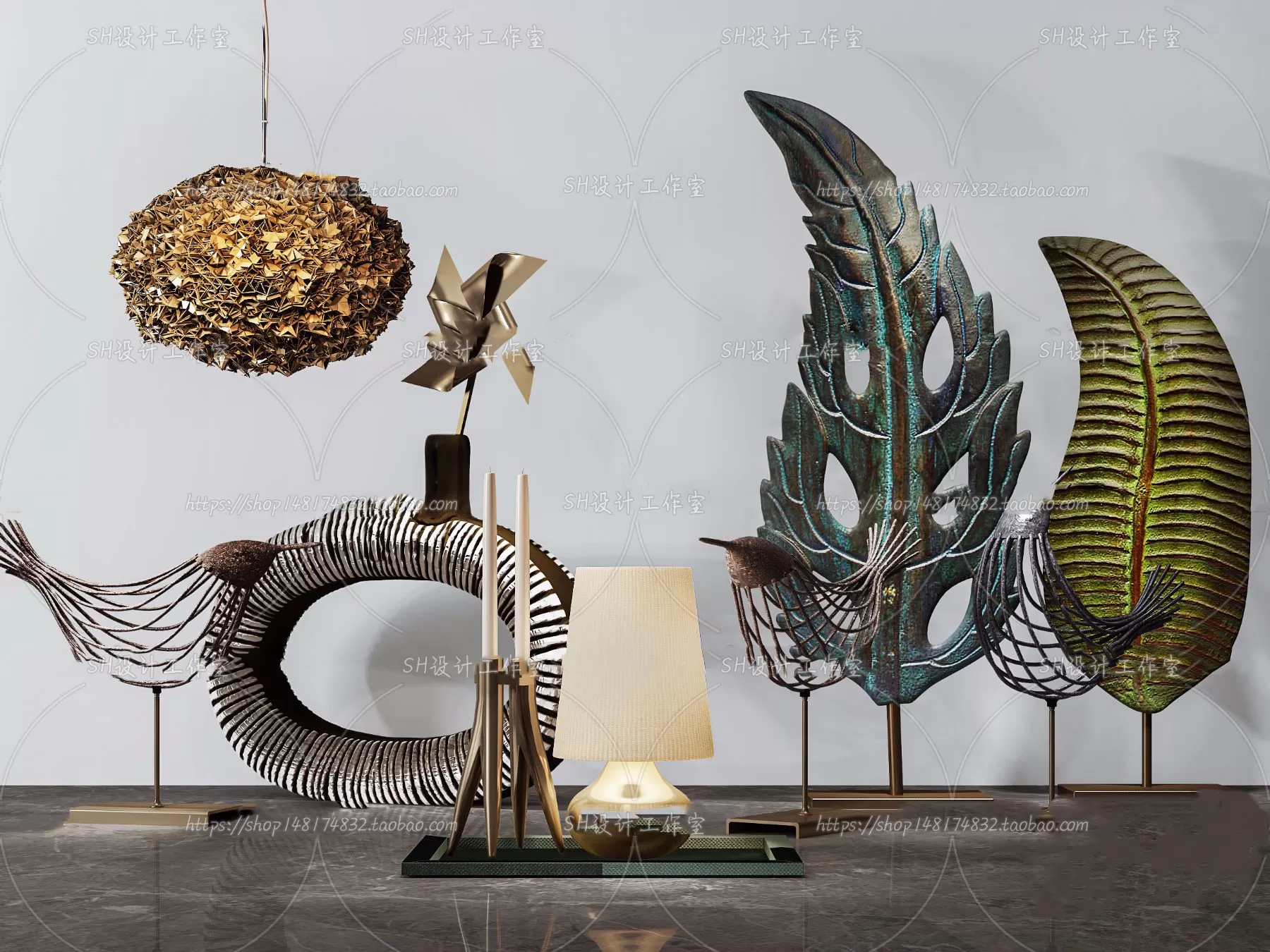 Decorative Sets – 3D Models – 0145