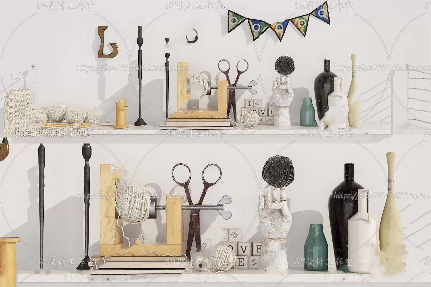 Decorative Sets – 3D Models – 0151