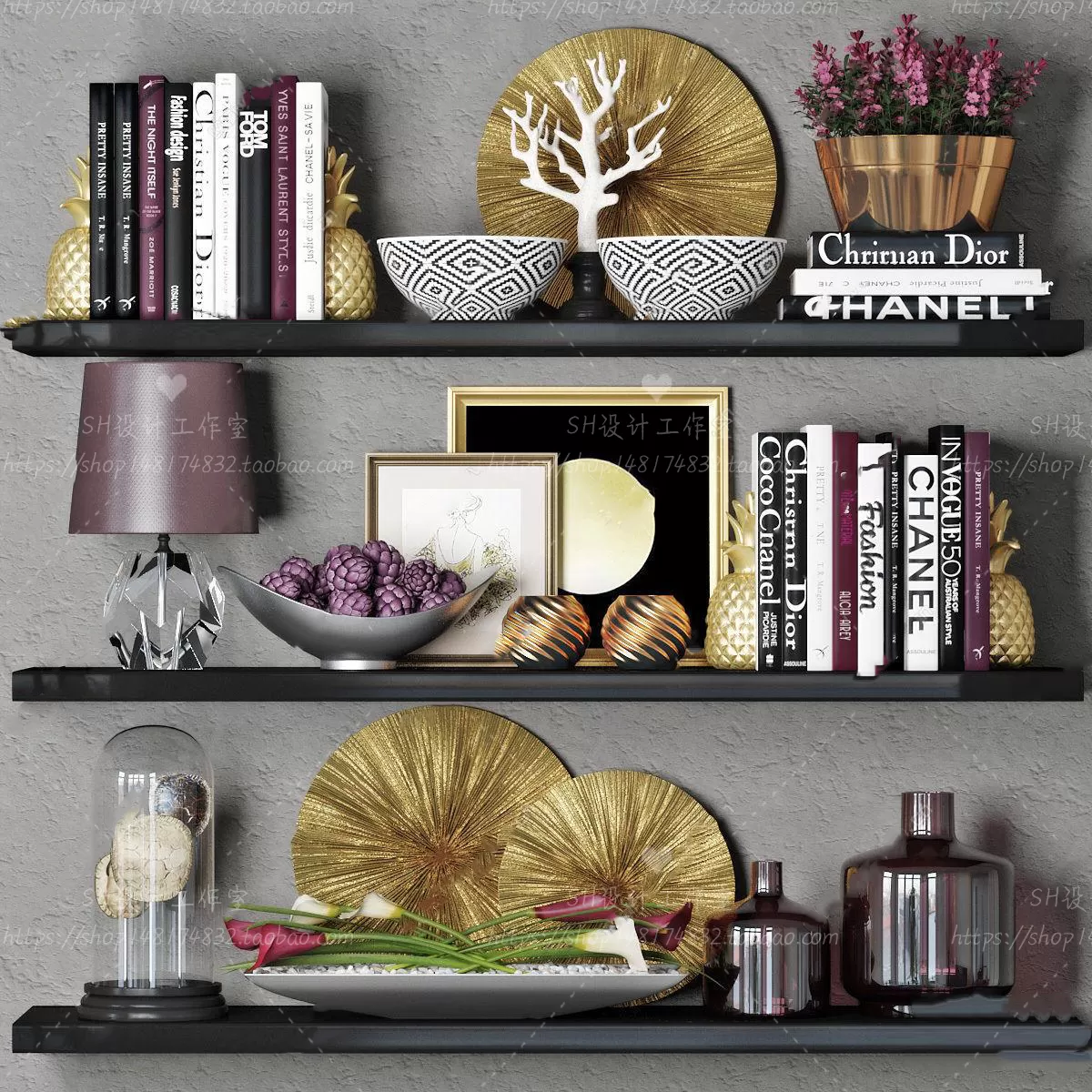 Decorative Sets – 3D Models – 0162