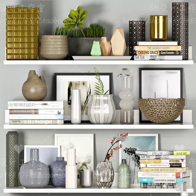 Decorative Sets – 3D Models – 0200