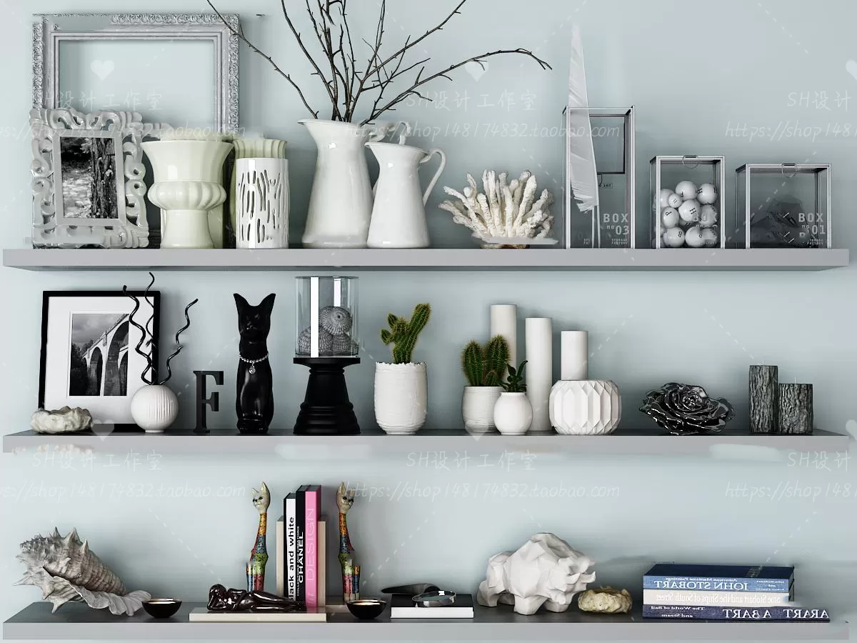 Decorative Sets – 3D Models – 0209