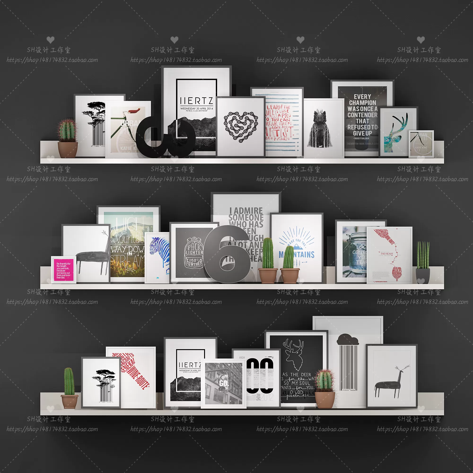 Decorative Sets – 3D Models – 0219