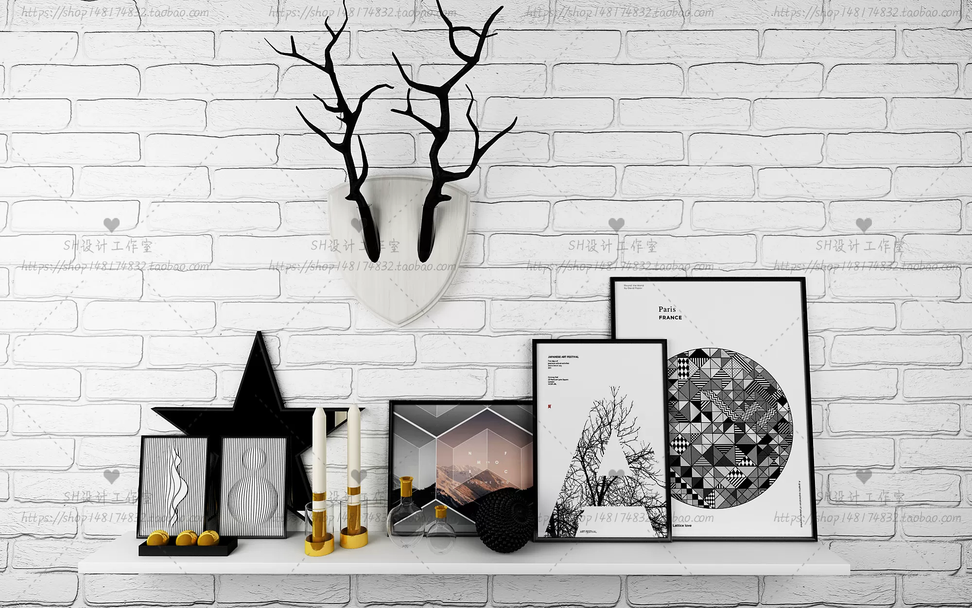 Decorative Sets – 3D Models – 0243 Decorative Sets – 3D Models – 0243