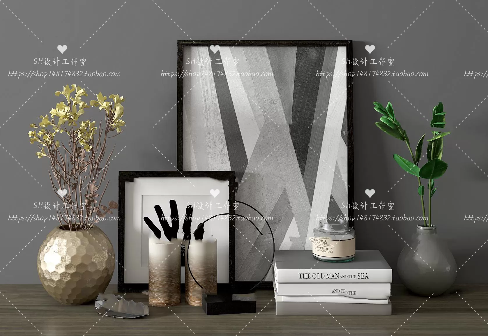 Decorative Sets – 3D Models – 0268 Decorative Sets – 3D Models – 0268