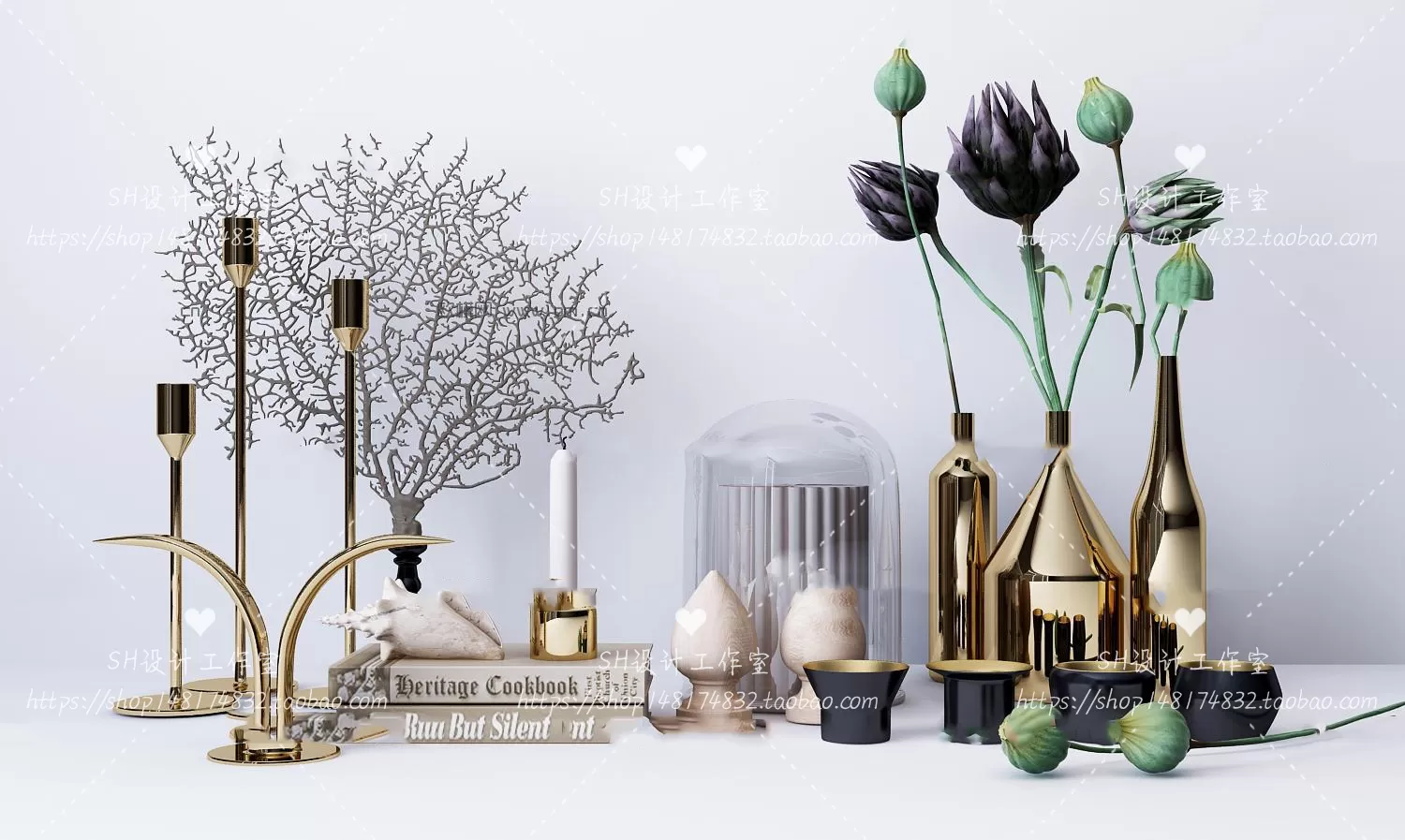 Decorative Sets – 3D Models – 0272 Decorative Sets – 3D Models – 0272