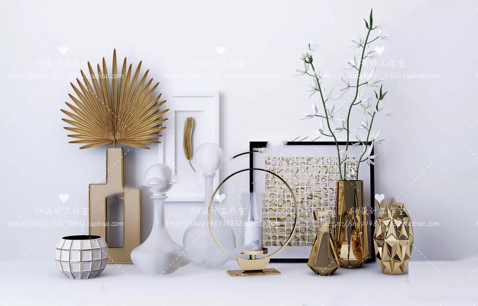 Decorative Sets – 3D Models – 0284 Decorative Sets – 3D Models – 0284