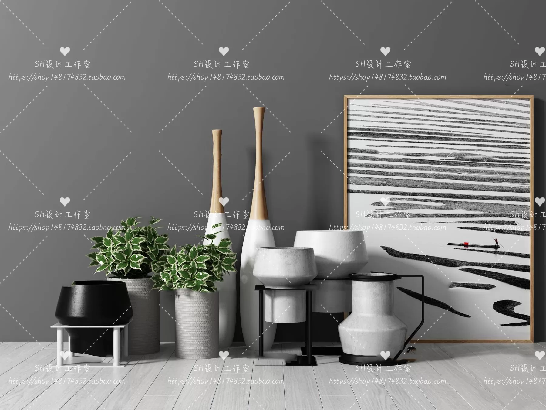 Decorative Sets – 3D Models – 0285 Decorative Sets – 3D Models – 0285