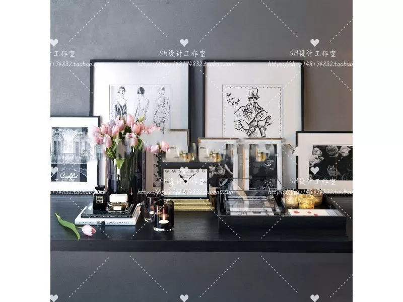 Decorative Sets – 3D Models – 0288 Decorative Sets – 3D Models – 0288