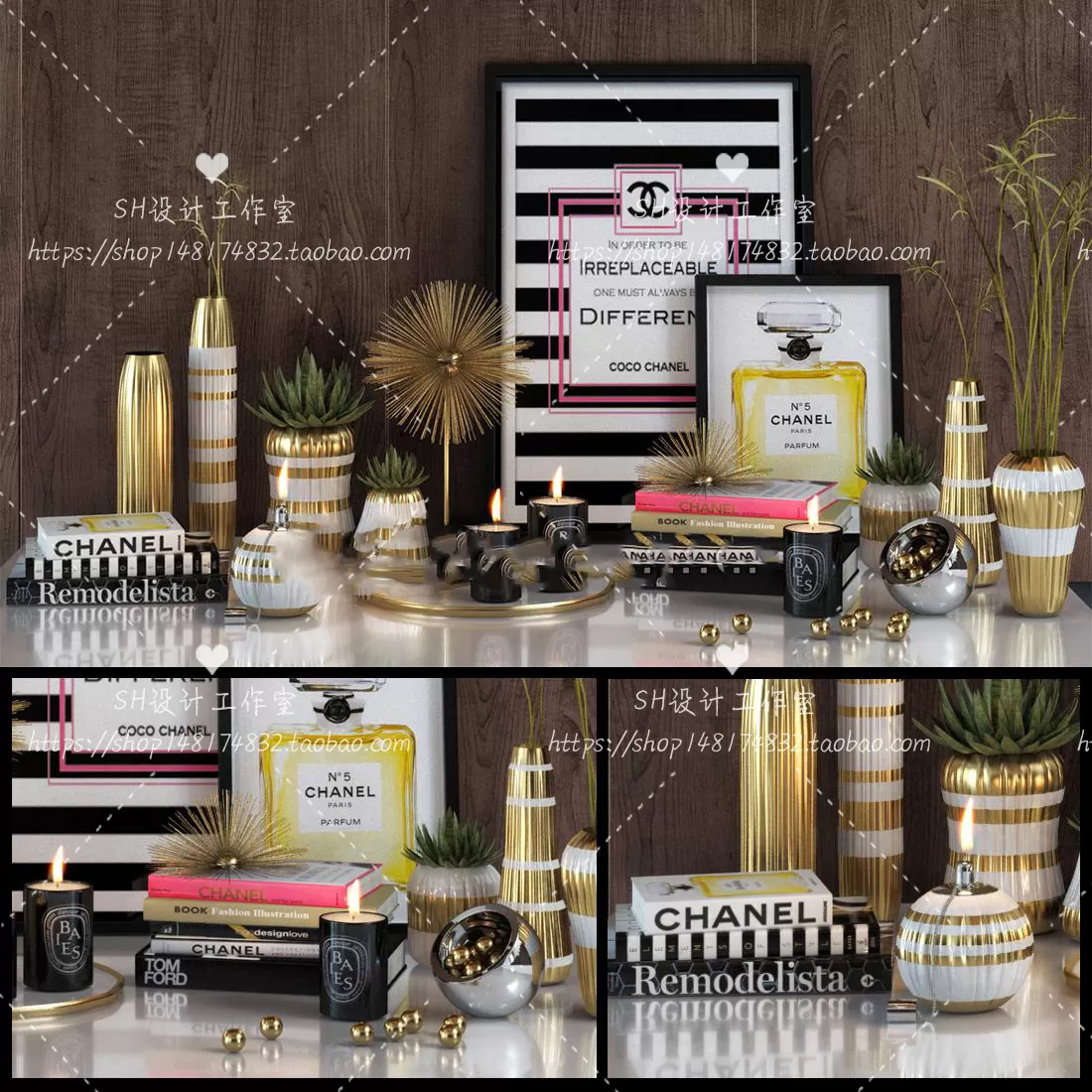 Decorative Sets – 3D Models – 0292 Decorative Sets – 3D Models – 0292