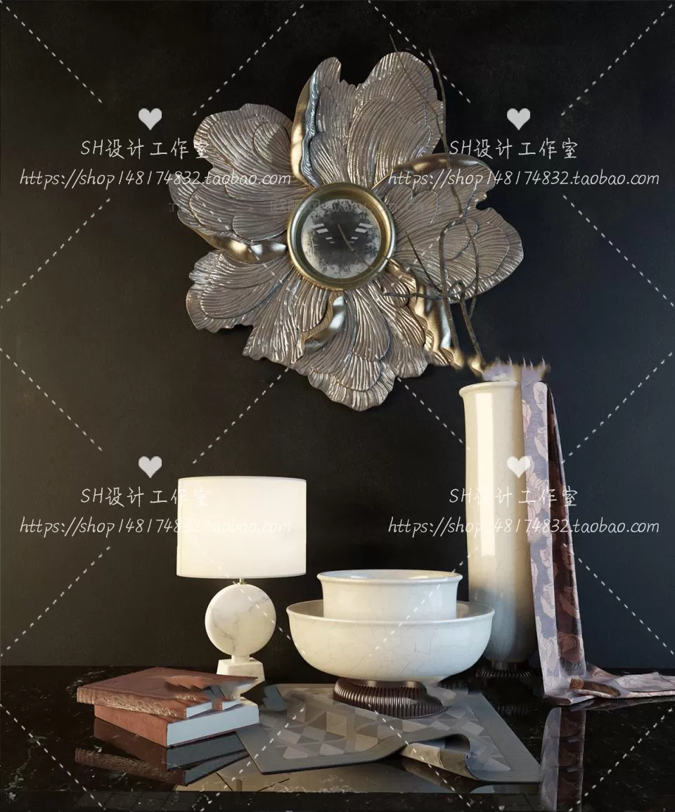 Decorative Sets – 3D Models – 0308