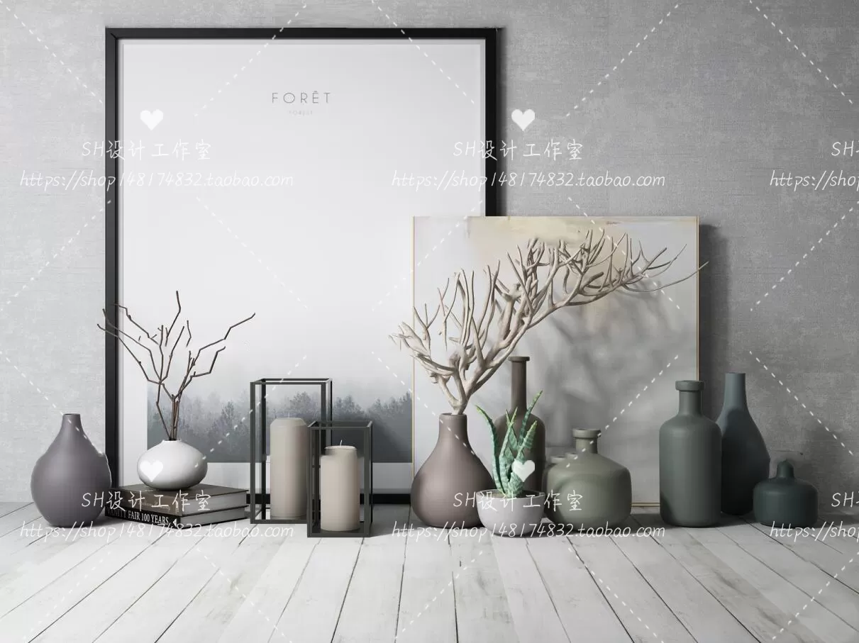 Decorative Sets – 3D Models – 0312