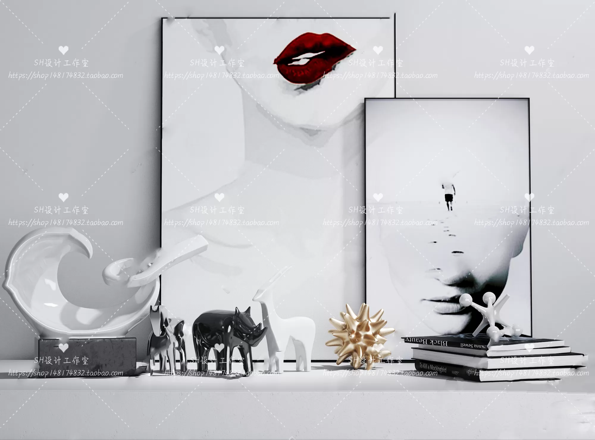 Decorative Sets – 3D Models – 0314